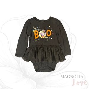 🧙‍♀️ Disney Minnie Mouse Witch Mommy’s Little Boo Black Bodysuit Tutu 18-24M